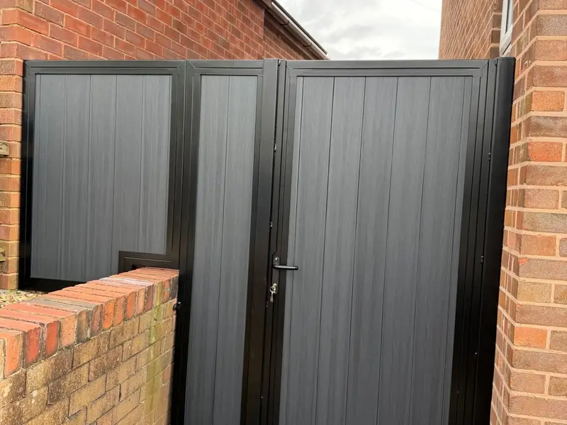 Composite - Side & Single Gates made in Wigan by Newtown Gates & Welding