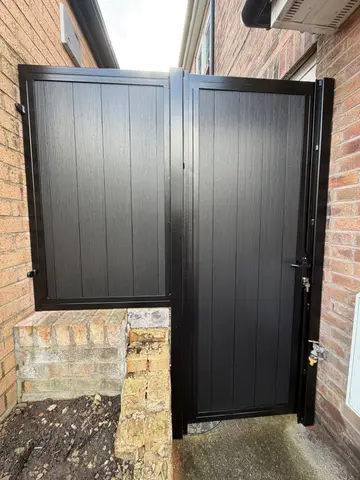 Composite - Side & Single Gates made in Wigan by Newtown Gates & Welding