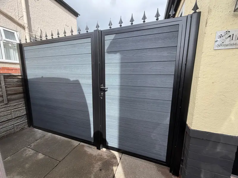 Composite - Side & Single Gates made in Wigan by Newtown Gates & Welding